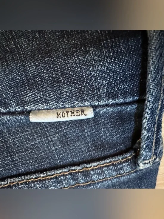 MOTHER the Looker Slow Ride Skinny Jeans in Dark Indigo - Picture 5 of 10